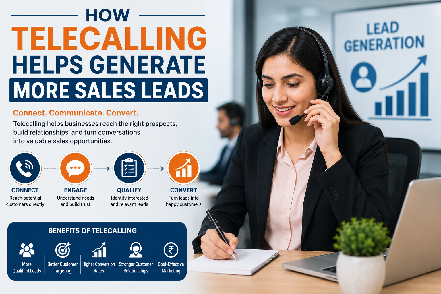 How Telecalling Helps Generate More Sales Leads