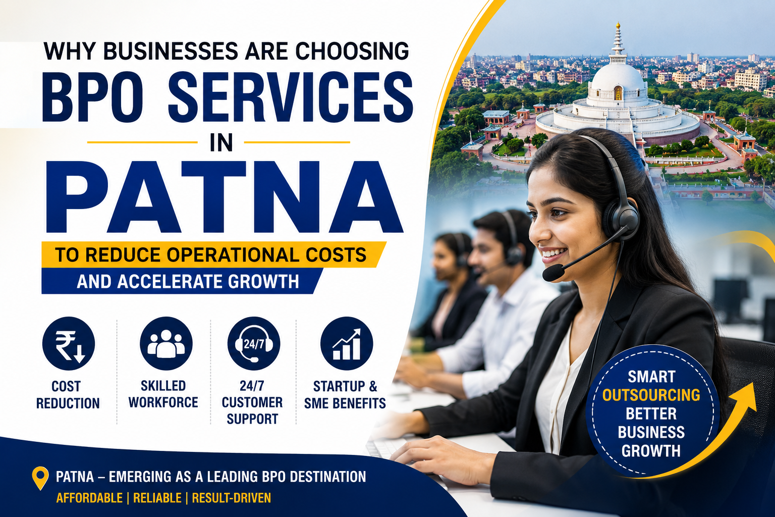 Why Businesses Are Choosing BPO Services in Patna to Reduce Operational Costs and Accelerate Growth