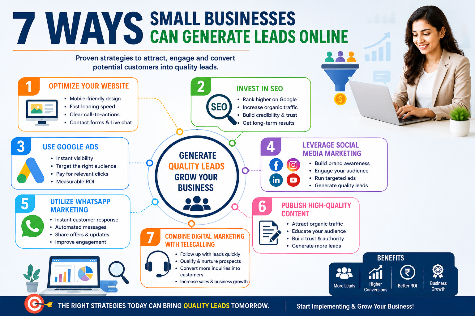 7 Ways Small Businesses Can Generate Leads Online